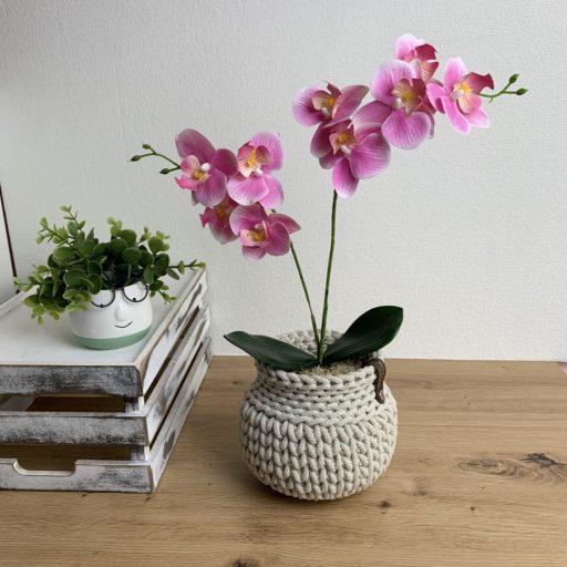 Orchidea OkosDekor középrész (pink) - zsákhoz, vázához