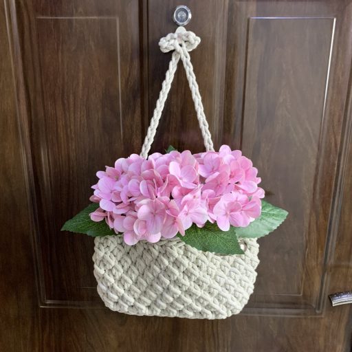 Hortenzia OkosDekor középrész (rózsaszín) - zsákhoz, vázához