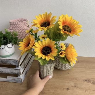 Napraforgó OkosDekor középrész - zsákhoz, vázához