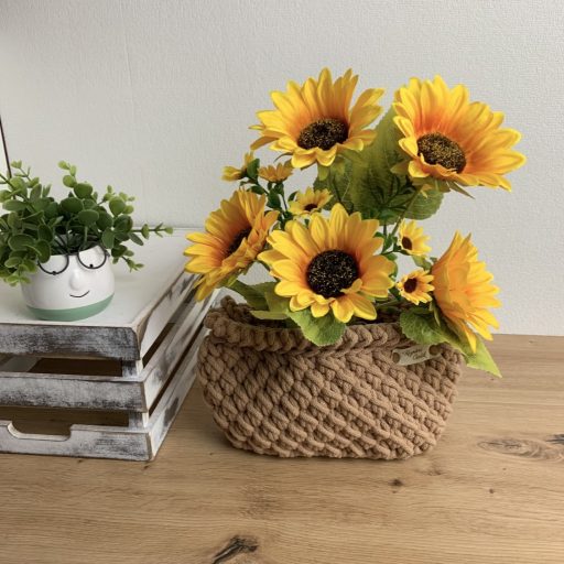 Napraforgó OkosDekor középrész - zsákhoz, vázához