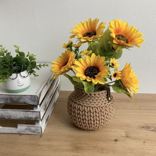 Napraforgó OkosDekor középrész - zsákhoz, vázához