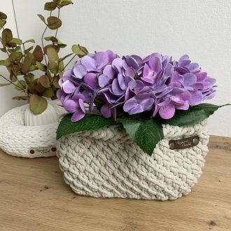   Hortenzia OkosDekor középrész (lila) - zsákhoz, vázához