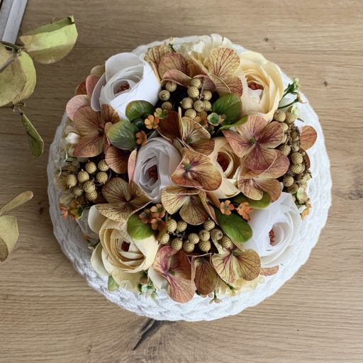 Hortenzia OkosDekor középrész - koszorúhoz, kaspóhoz