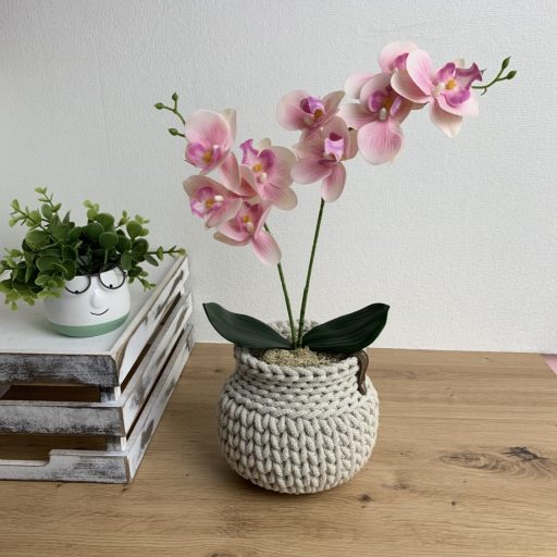 Orchidea OkosDekor középrész (rózsaszín) - zsákhoz, vázához