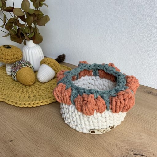 3D tökös tároló kosár - Sütőtök tökök
